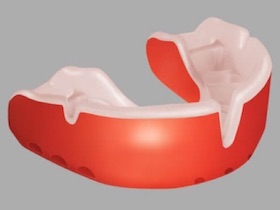 OPADGR - Gold  : Opro Protège-dents - Rouge